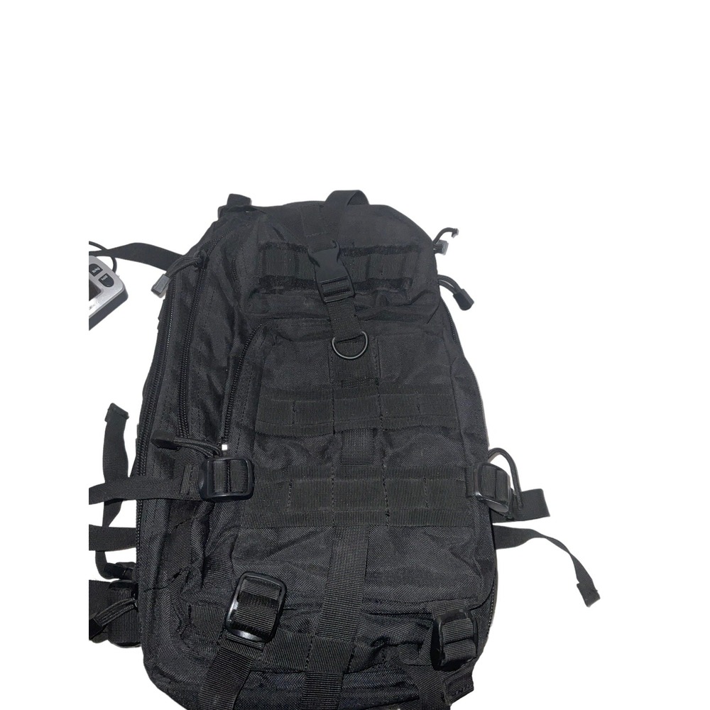 Medium Assault Backpack Black Tactical Padded Str… - image 1